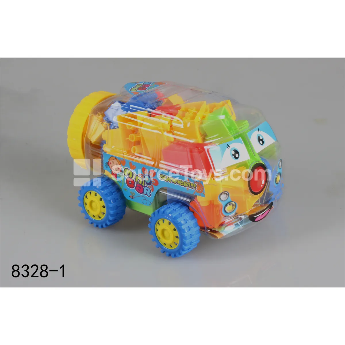 Mini School Bus Assorted Colors 100g (Approx. 25 PCS) Mini School Bus Assorted Colors 100g (Approx. 25 PCS)