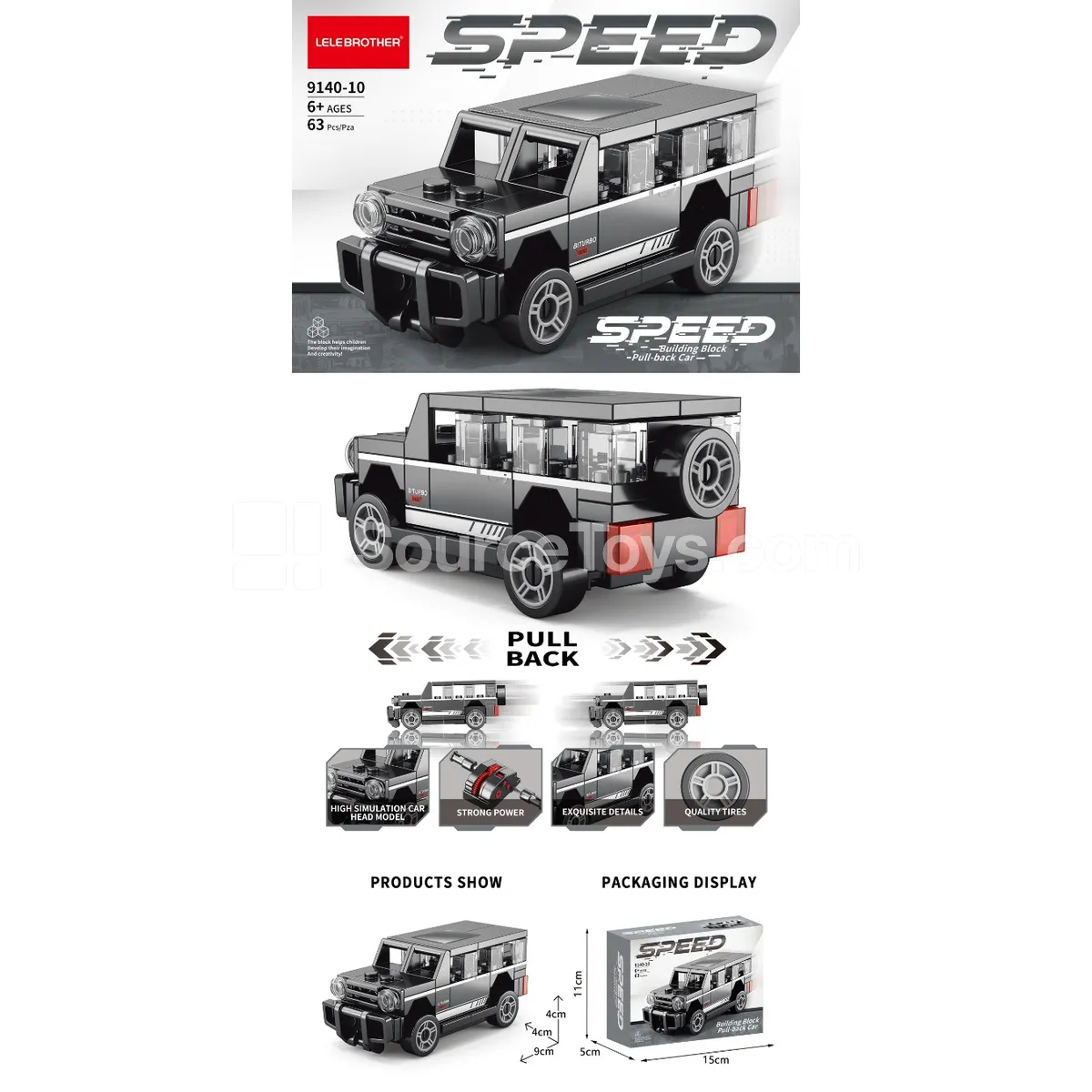 Friction Powered Car 63pcs 1:24 Alloy 4-Door Opening Friction Powered Car 63pcs 1:24 Alloy 4-Door Opening
