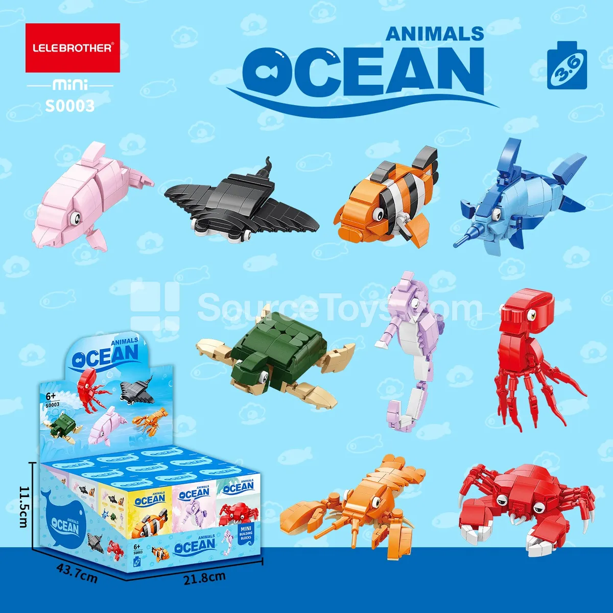 Ocean Cute Creatures 881PCS Building Blocks Ocean Cute Creatures 881PCS Building Blocks