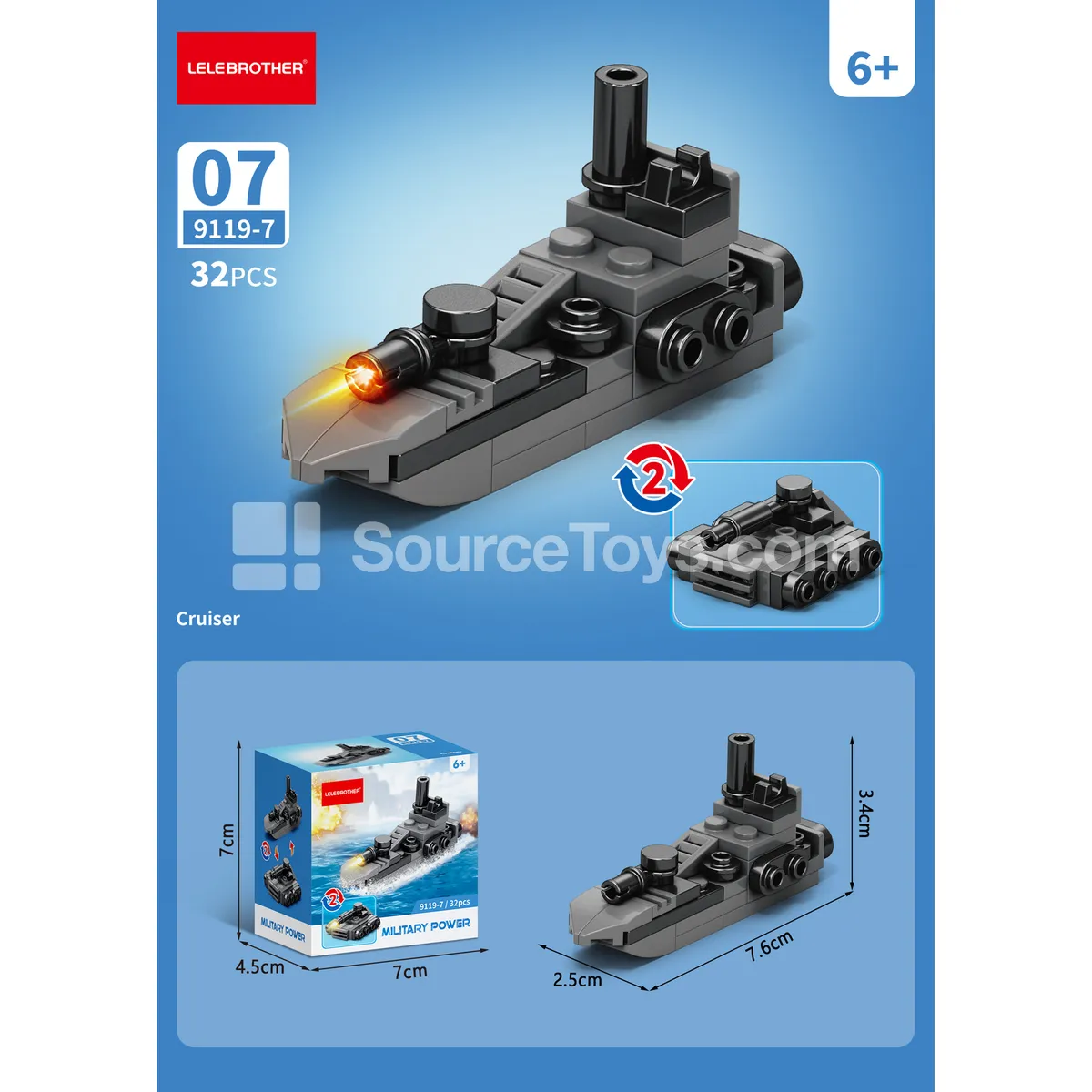 Cruiser 32PCS Building Blocks Set Cruiser 32PCS Building Blocks Set