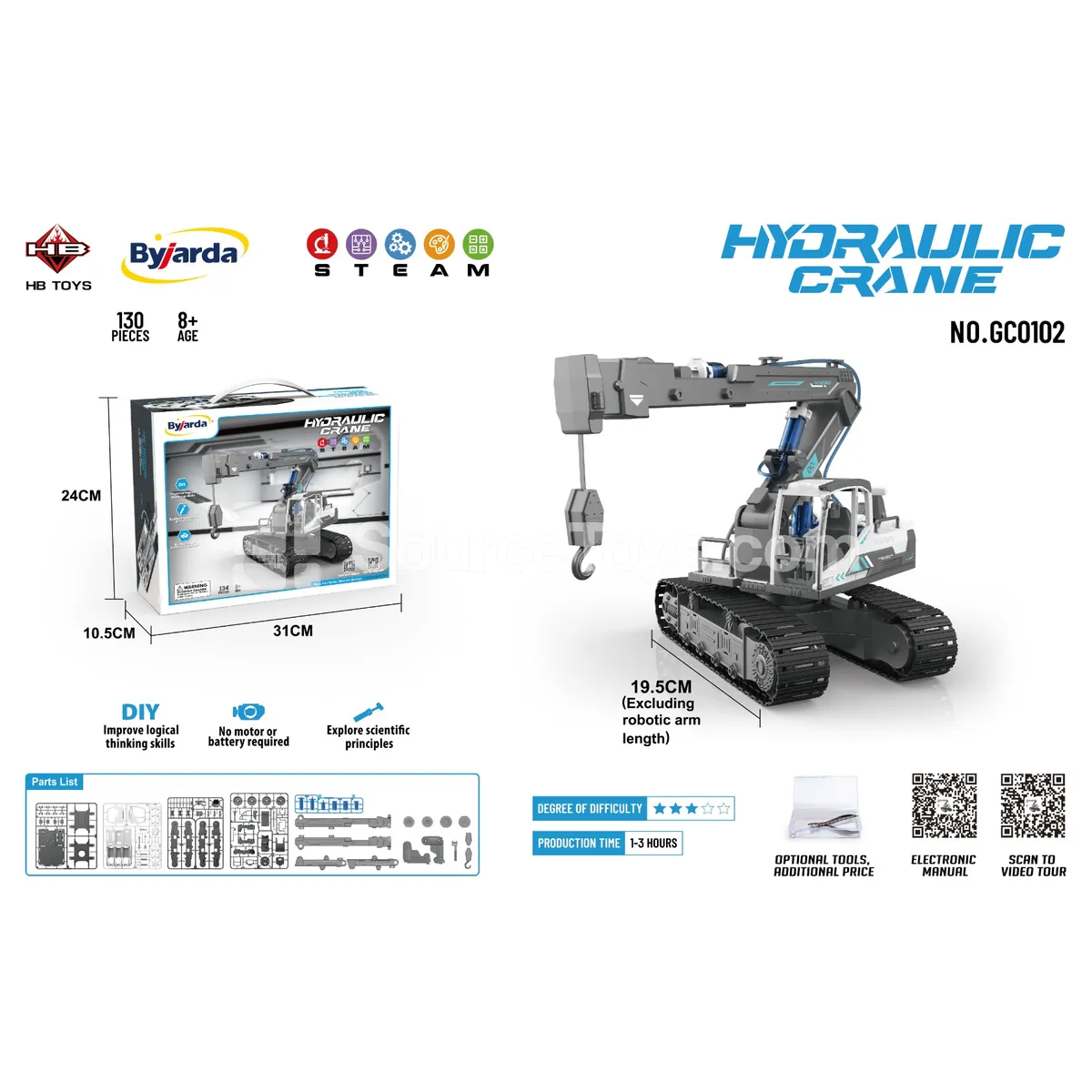 Hydraulic Crane (Single Pack)