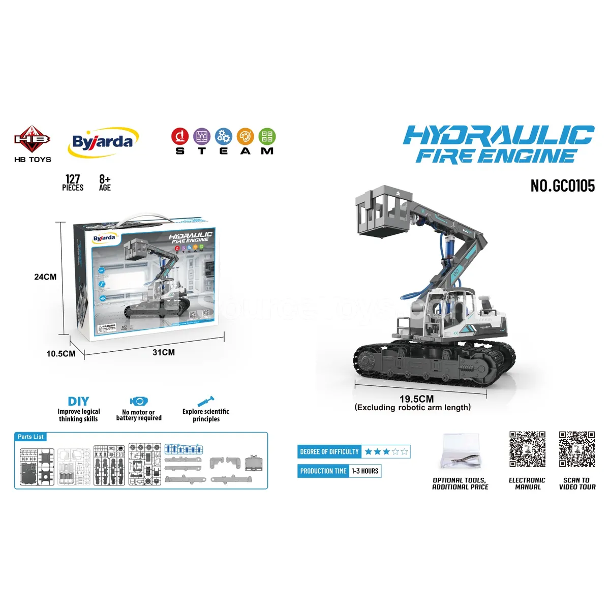 Hydraulic Power Fire Ladder (Single Pack)
