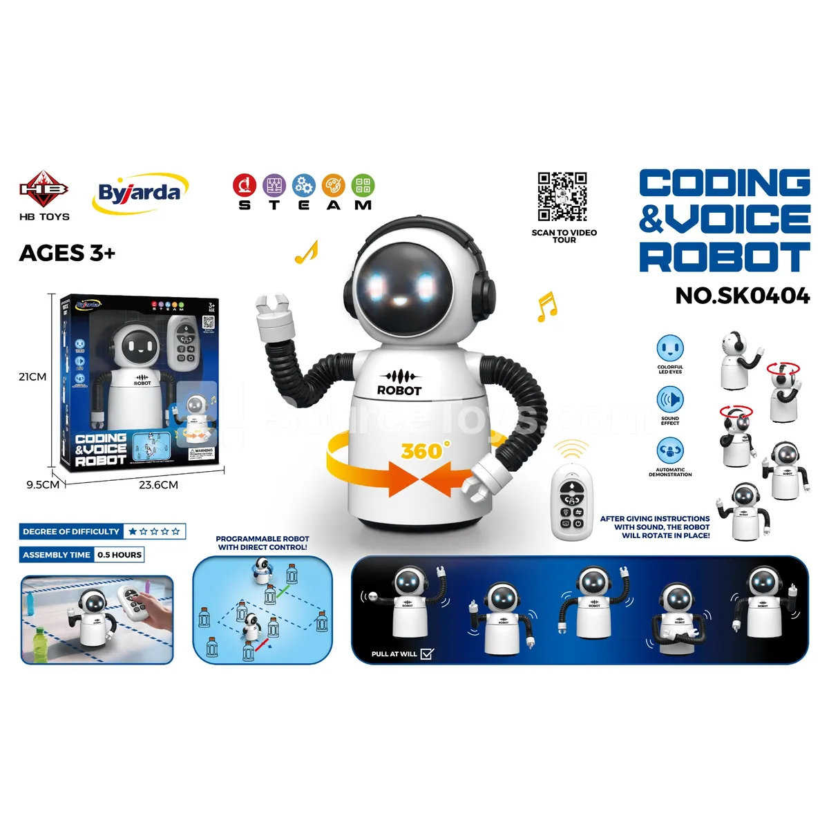 Remote Control Programming Voice-Activated Robot Ready to Play Remote Control Programming Voice-Activated Robot Ready to Play