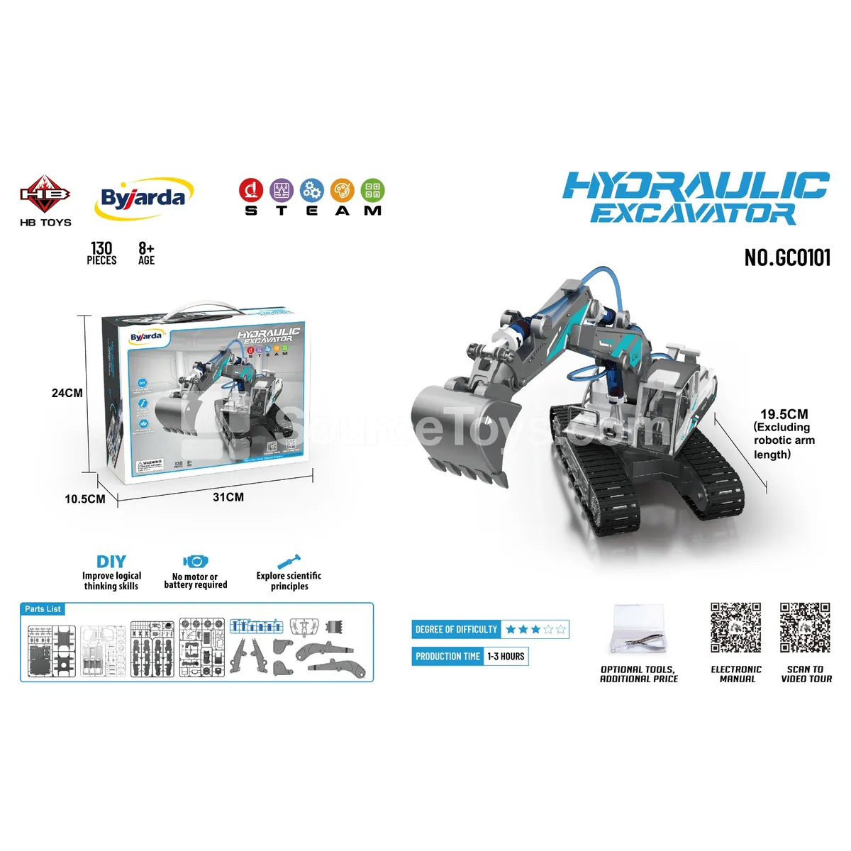 Hydraulic Excavator (Single Unit)