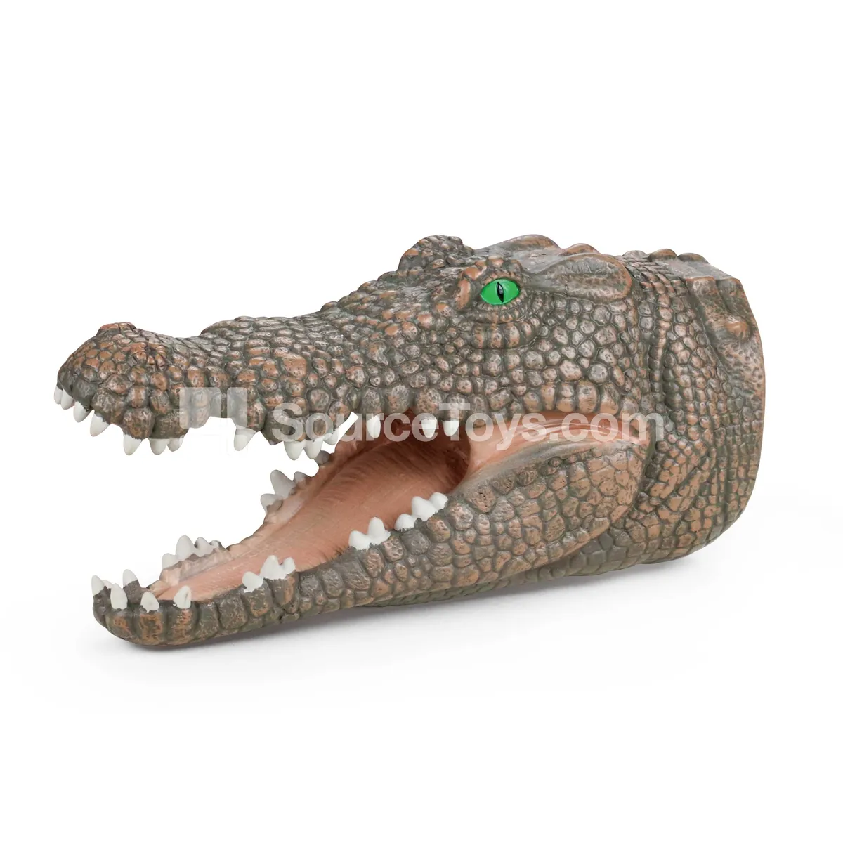 9" Crocodile Hand Puppet Head 9