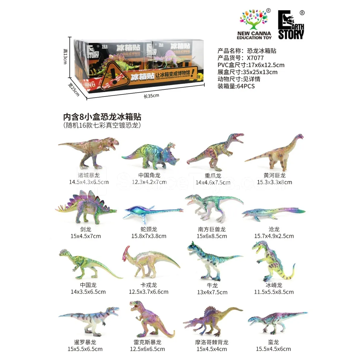 Dinosaur Fridge Magnet Dinosaur Fridge Magnet