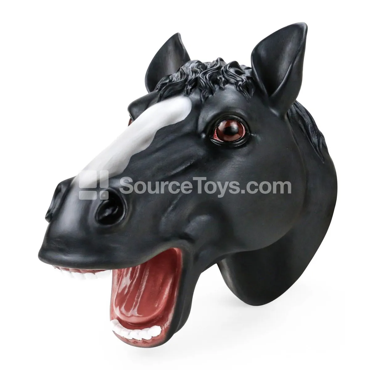 Black Horse Hand Puppet Head Black Horse Hand Puppet Head