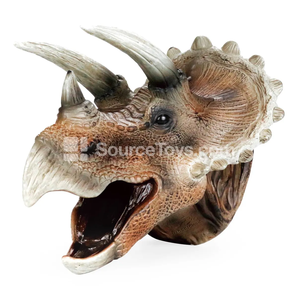 Triceratops Hand Puppet Head (Hang Card + Dust Bag) Triceratops Hand Puppet Head (Hang Card + Dust Bag)