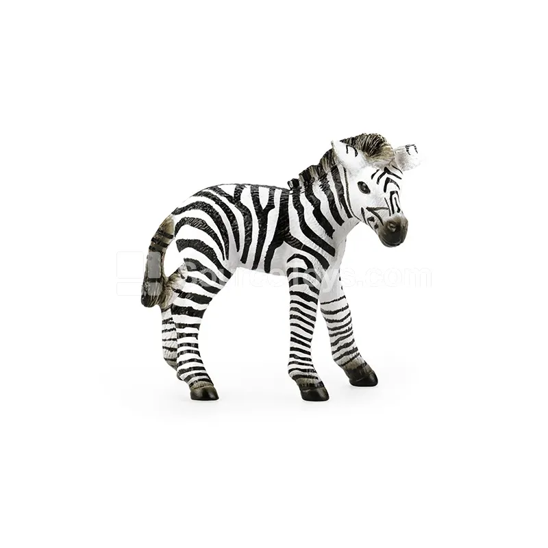 3.5" Zebra Foal Vinyl Figure 3.5