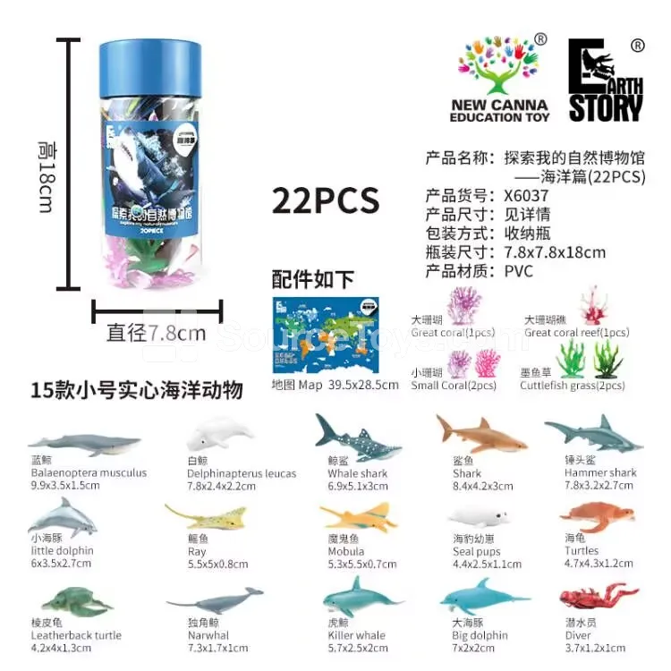 Natural Museum Ocean Set (22pcs) Natural Museum Ocean Set (22pcs)