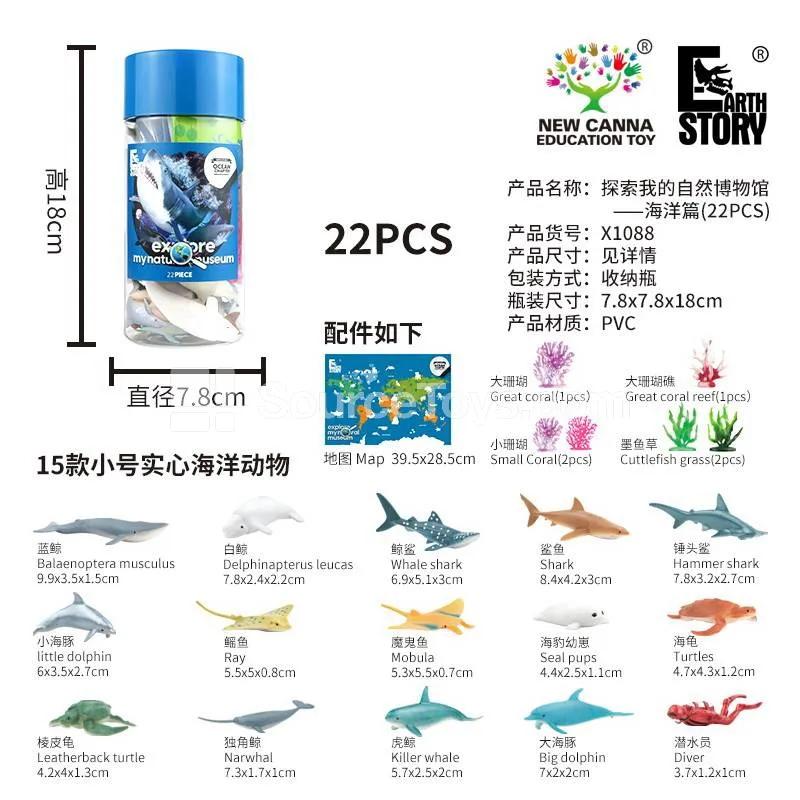 Natural Museum Ocean Set (22 PCS)