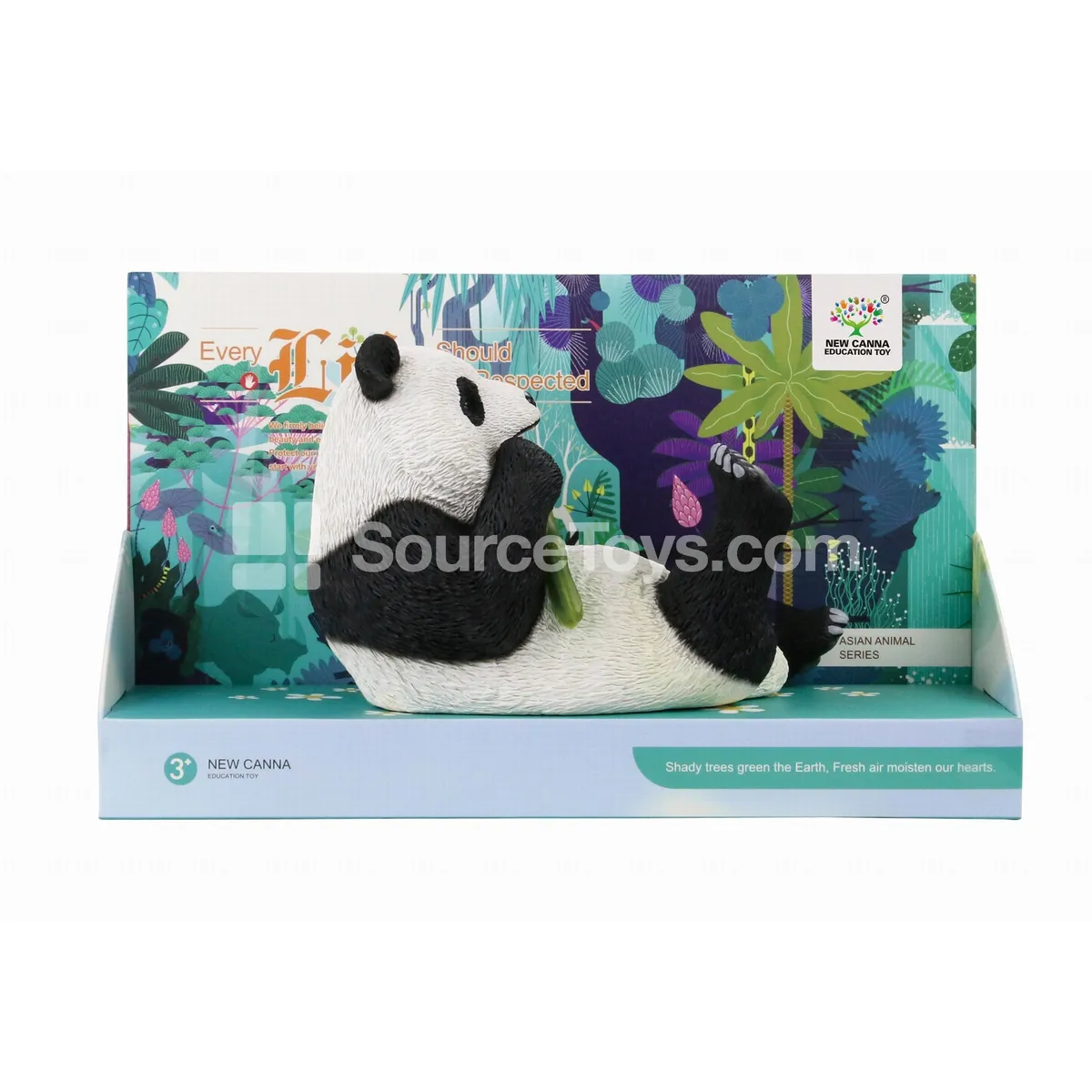 Bamboo-Eating Panda Vinyl Figure
