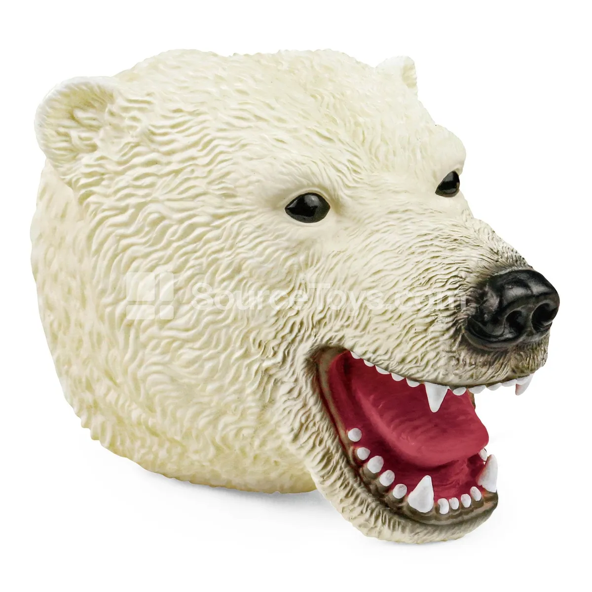 8-inch Polar Bear Hand Puppet Head 8-inch Polar Bear Hand Puppet Head