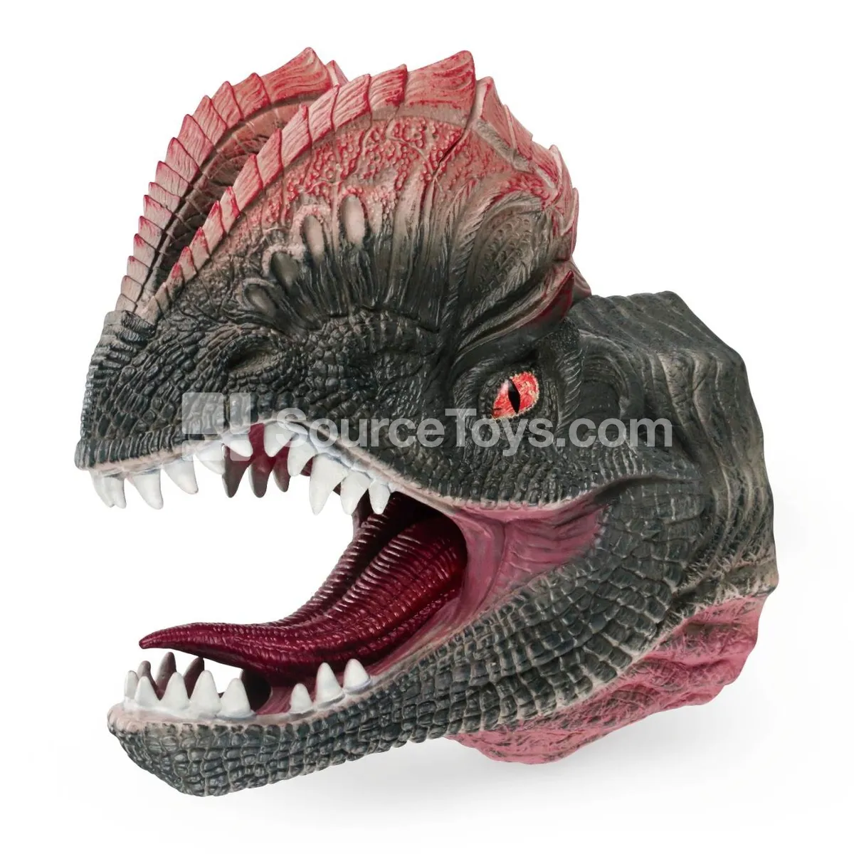 10-inch Dilophosaurus Hand Puppet Head 10-inch Dilophosaurus Hand Puppet Head
