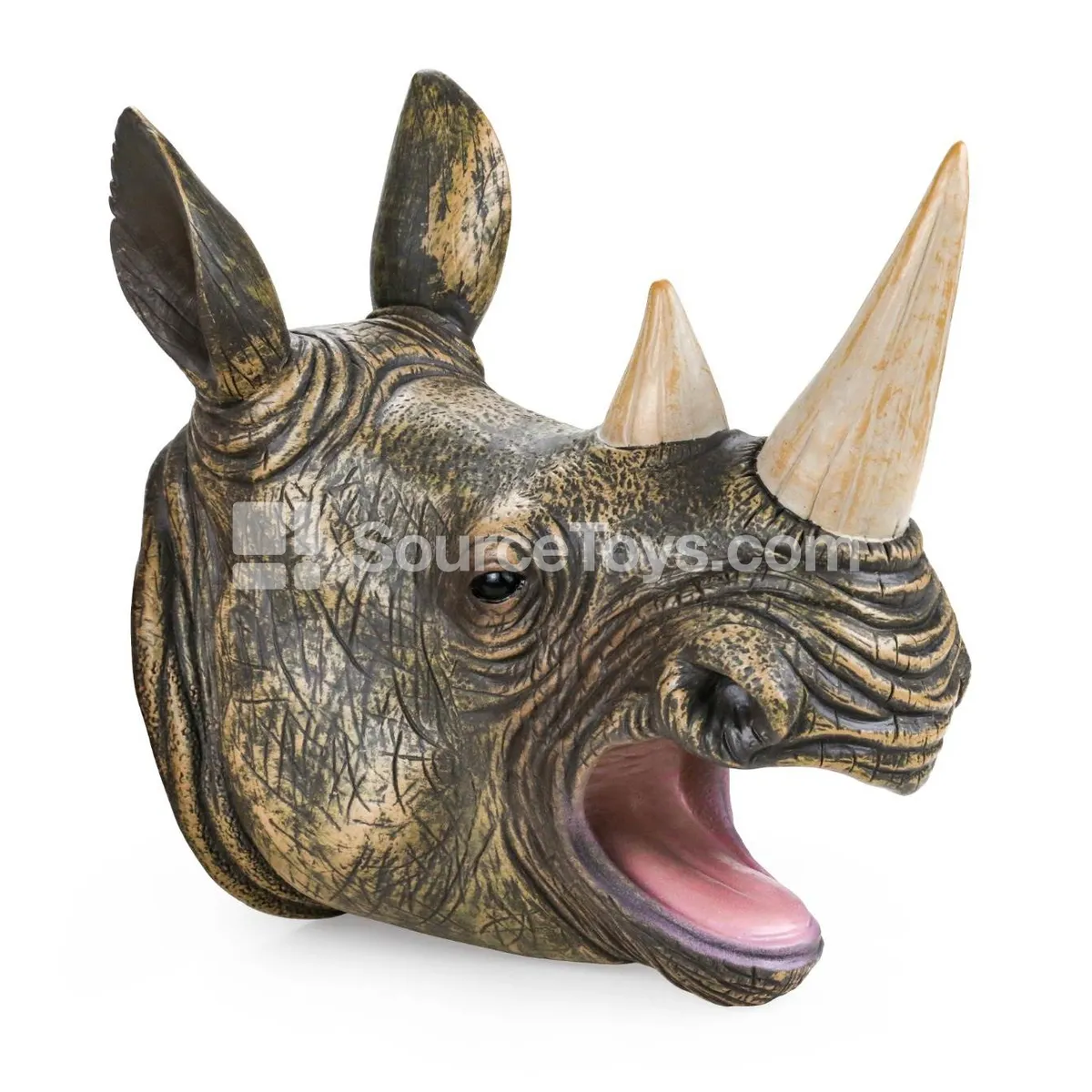 Rhino Hand Puppet Head (Pe Bag With Hang Card) Rhino Hand Puppet Head (Pe Bag With Hang Card)