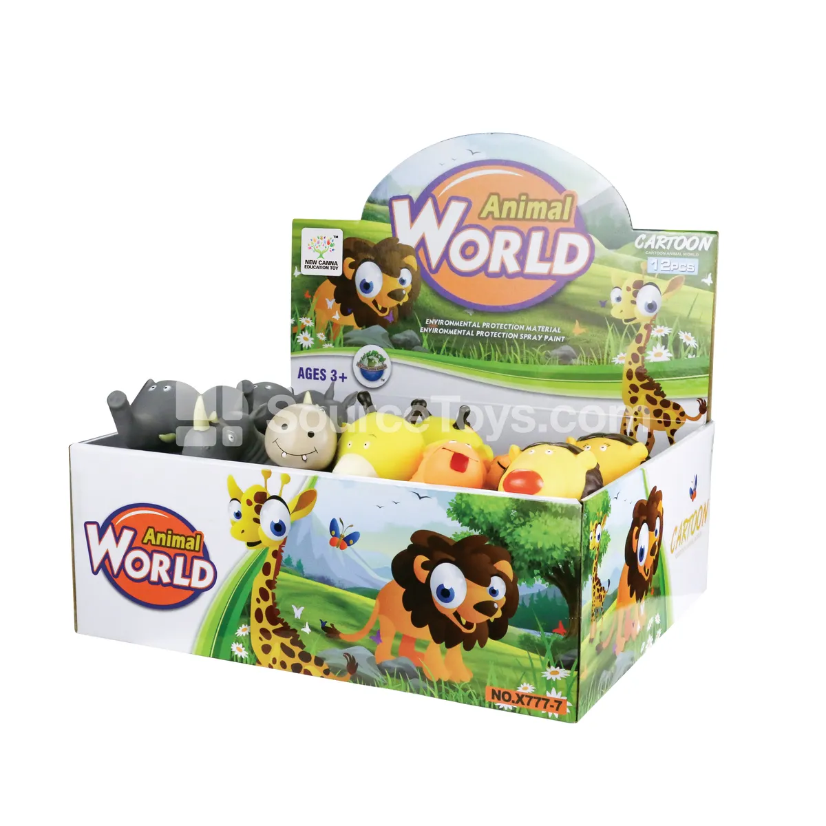 8-Inch Grassland Animal Vinyl Figure 8-Inch Grassland Animal Vinyl Figure