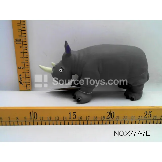 8-inch Cartoon Rhino Vinyl Figure 8-inch Cartoon Rhino Vinyl Figure