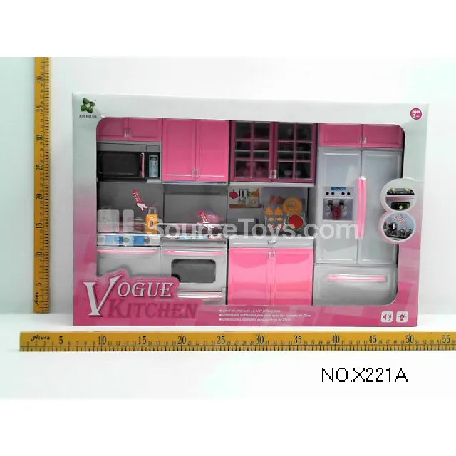 Pink Fashion Kitchen Pretend-Play Toy (Unpainted) Pink Fashion Kitchen Pretend-Play Toy (Unpainted)