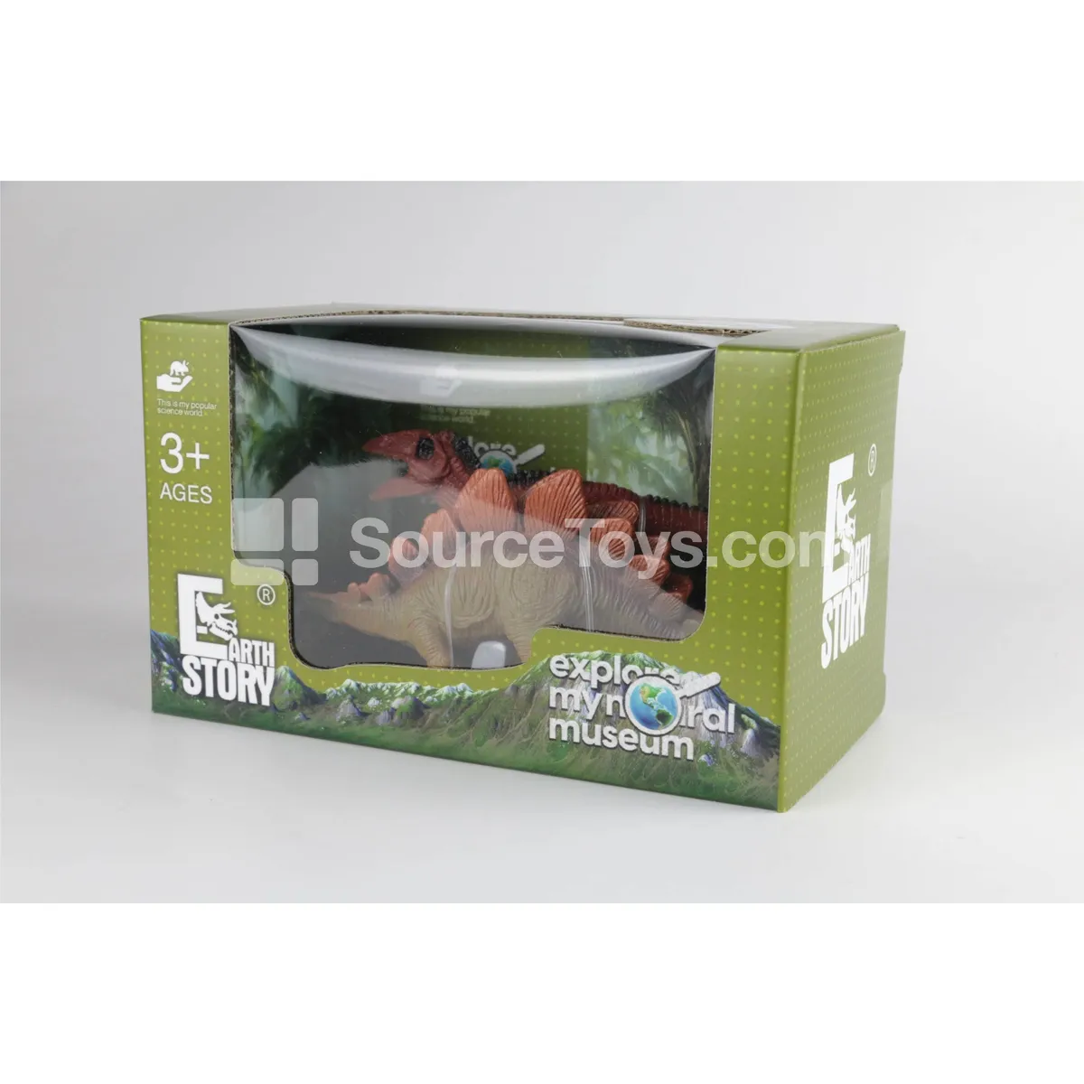 2-Piece Dinosaur Set: Stegosaurus + Giganotosaurus 2-Piece Dinosaur Set: Stegosaurus + Giganotosaurus