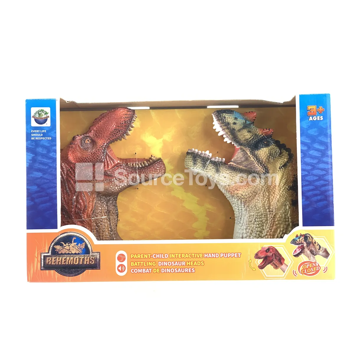 Ceratosaurus & Tyrannosaurus Rex Dinosaur Figures