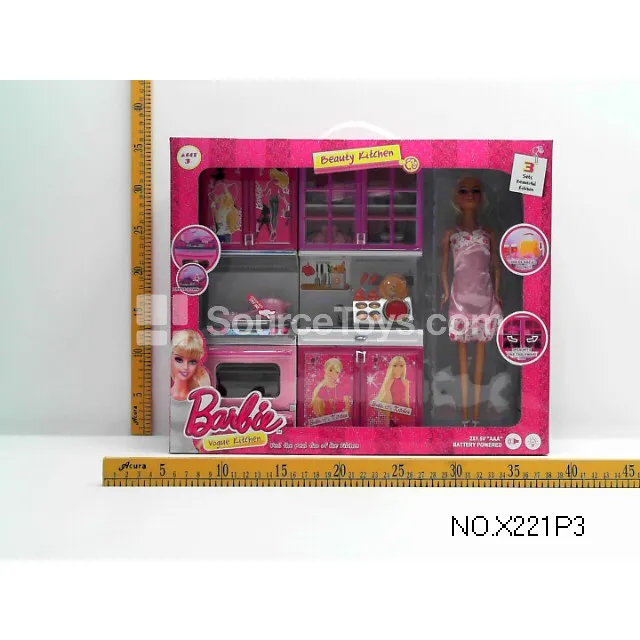 Fashion Doll Kitchen Play Set Fashion Doll Kitchen Play Set