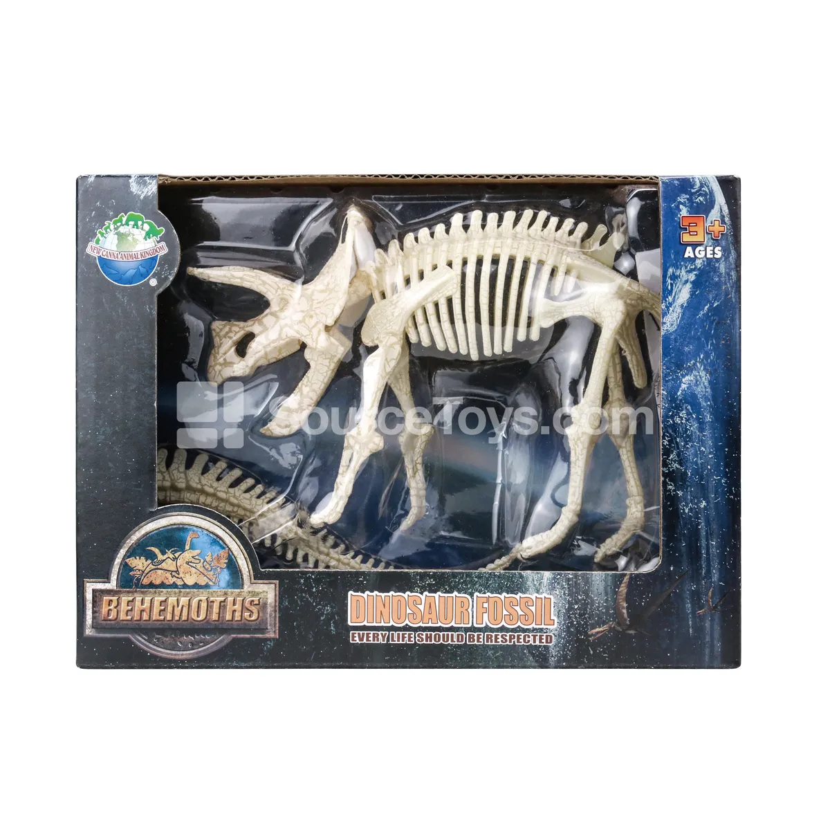 Triceratops Skeleton Figure