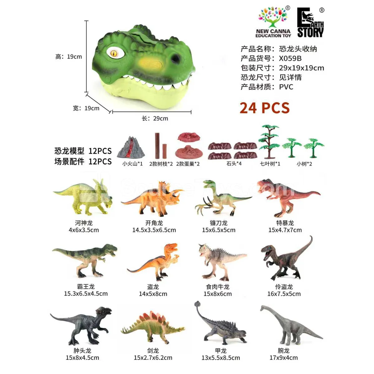 Dinosaur Head Storage Box Dinosaur Head Storage Box