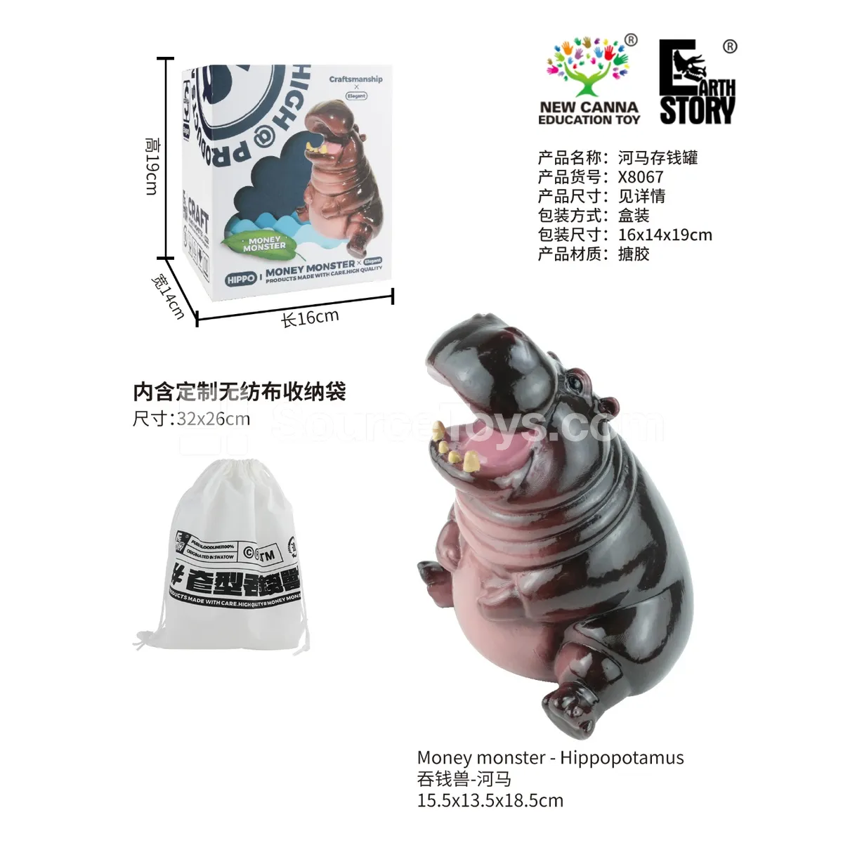 Hippo Coin Bank Hippo Coin Bank