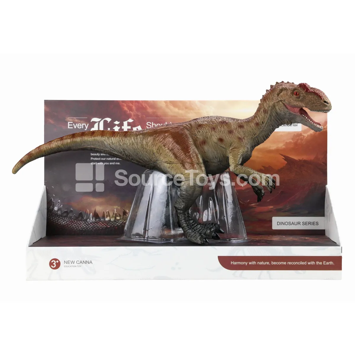 Red Allosaurus Dinosaur Toy Red Allosaurus Dinosaur Toy