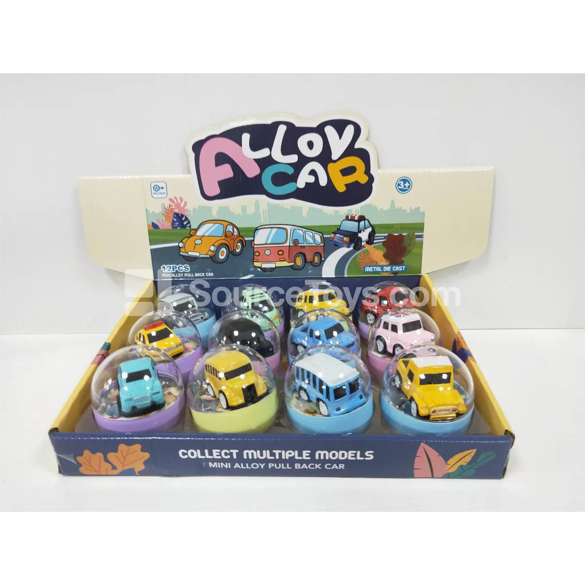 Mini Die-cast School Bus, Pickup & Off-road Vehicle Set (12 Styles) Mini Die-cast School Bus, Pickup & Off-road Vehicle Set (12 Styles)