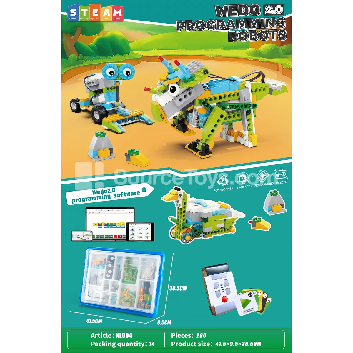 Remote Control Building Blocks with Card Reader Remote Control Building Blocks with Card Reader