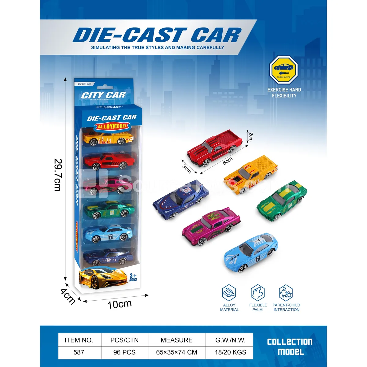 Alloy Racing Car in Window Box Alloy Racing Car in Window Box