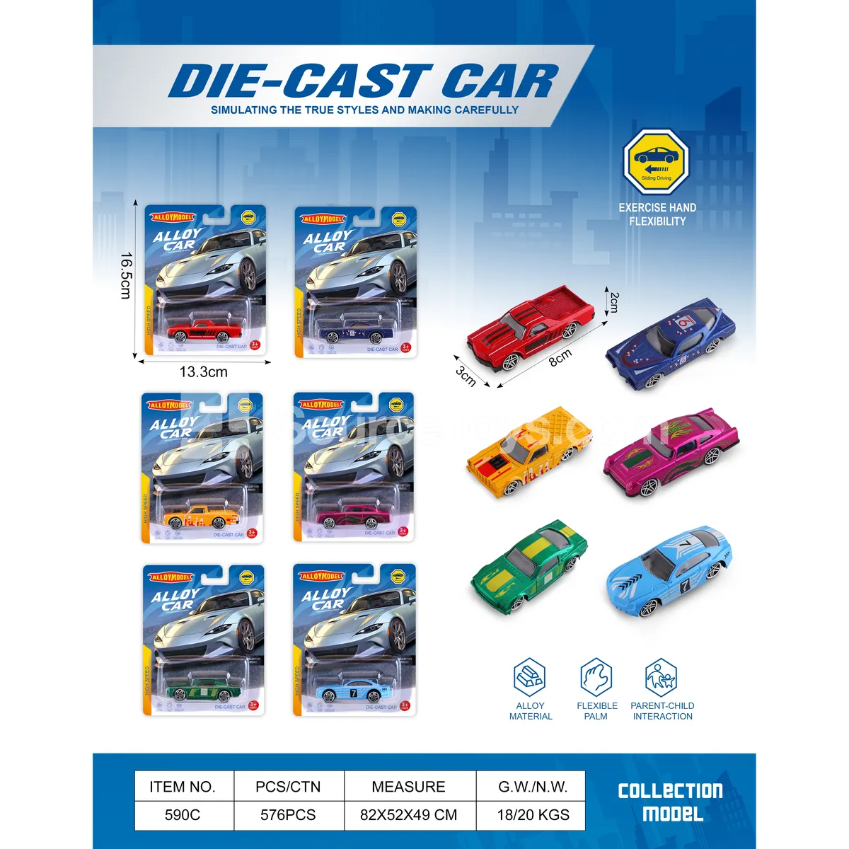 Alloy Model Racing Car 6 Styles Alloy Model Racing Car 6 Styles