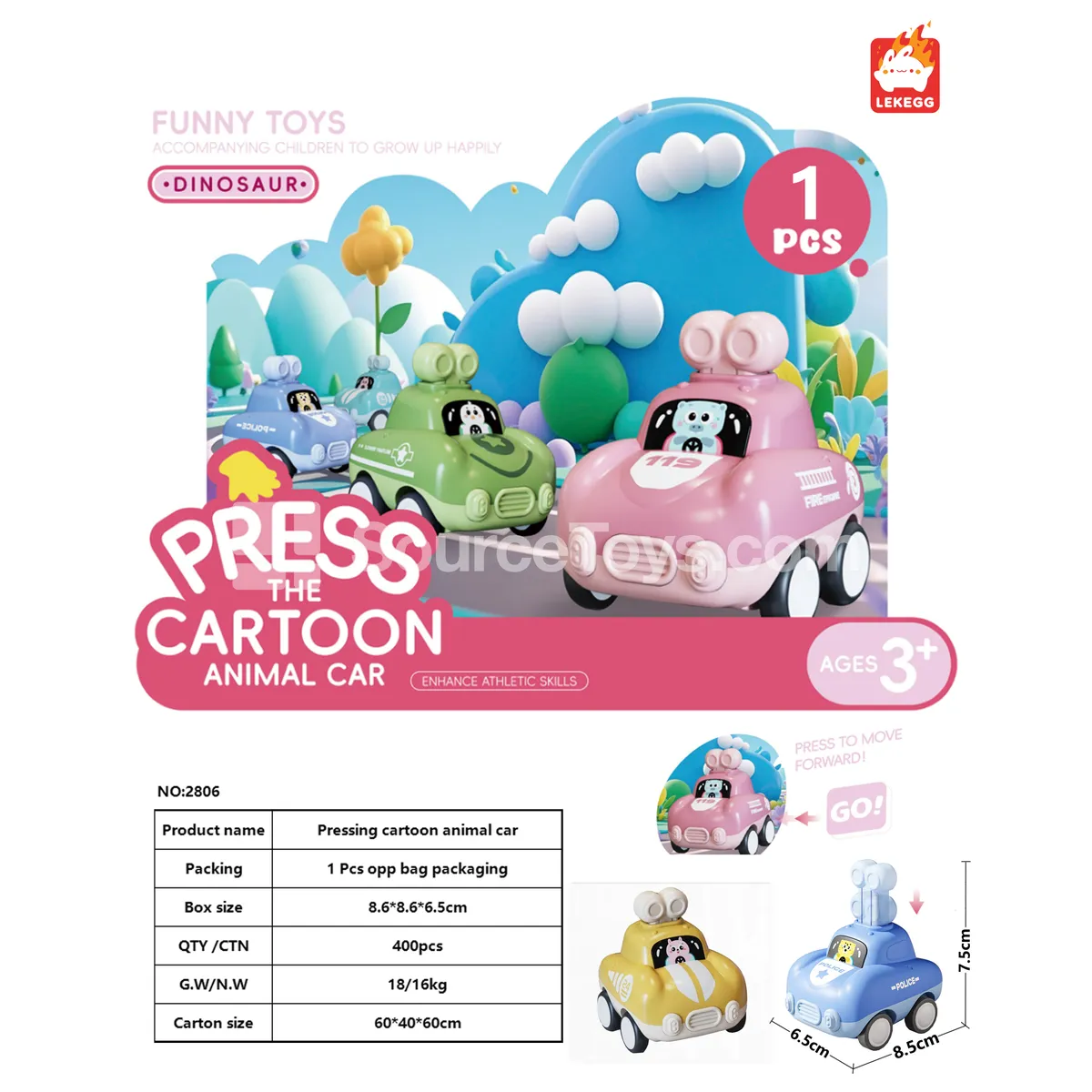 Push Cartoon Animal Vehicle Push Cartoon Animal Vehicle
