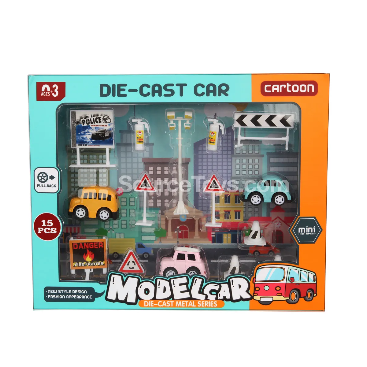 Pullback Alloy Car City Bus Taxi School Bus Vehicle Window Box Pullback Alloy Car City Bus Taxi School Bus Vehicle Window Box