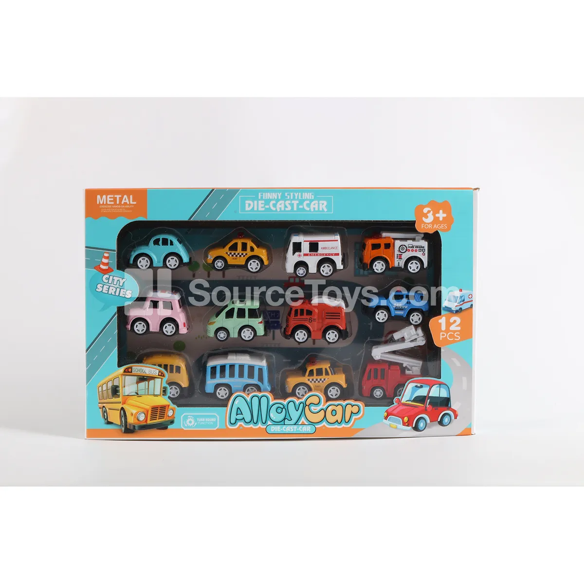 Mini Die-cast Cartoon Vintage Car Set Mini Die-cast Cartoon Vintage Car Set