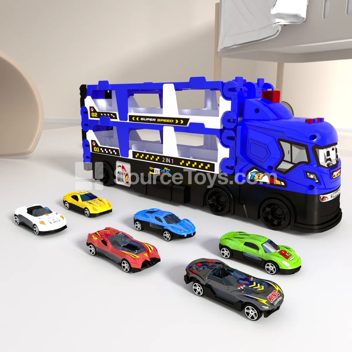Alloy Track Car with Launcher 6 Styles, No IC Alloy Track Car with Launcher 6 Styles, No IC