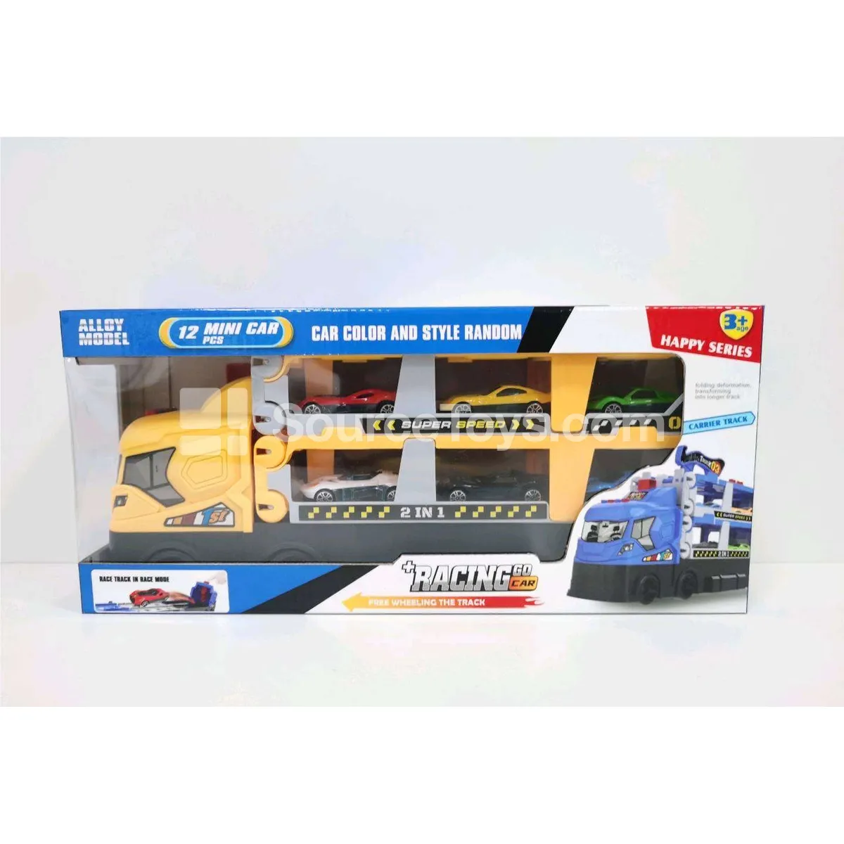Alloy Track Car Set with Launcher – 6 Styles Sound Version (Yellow) Alloy Track Car Set with Launcher – 6 Styles Sound Version (Yellow)
