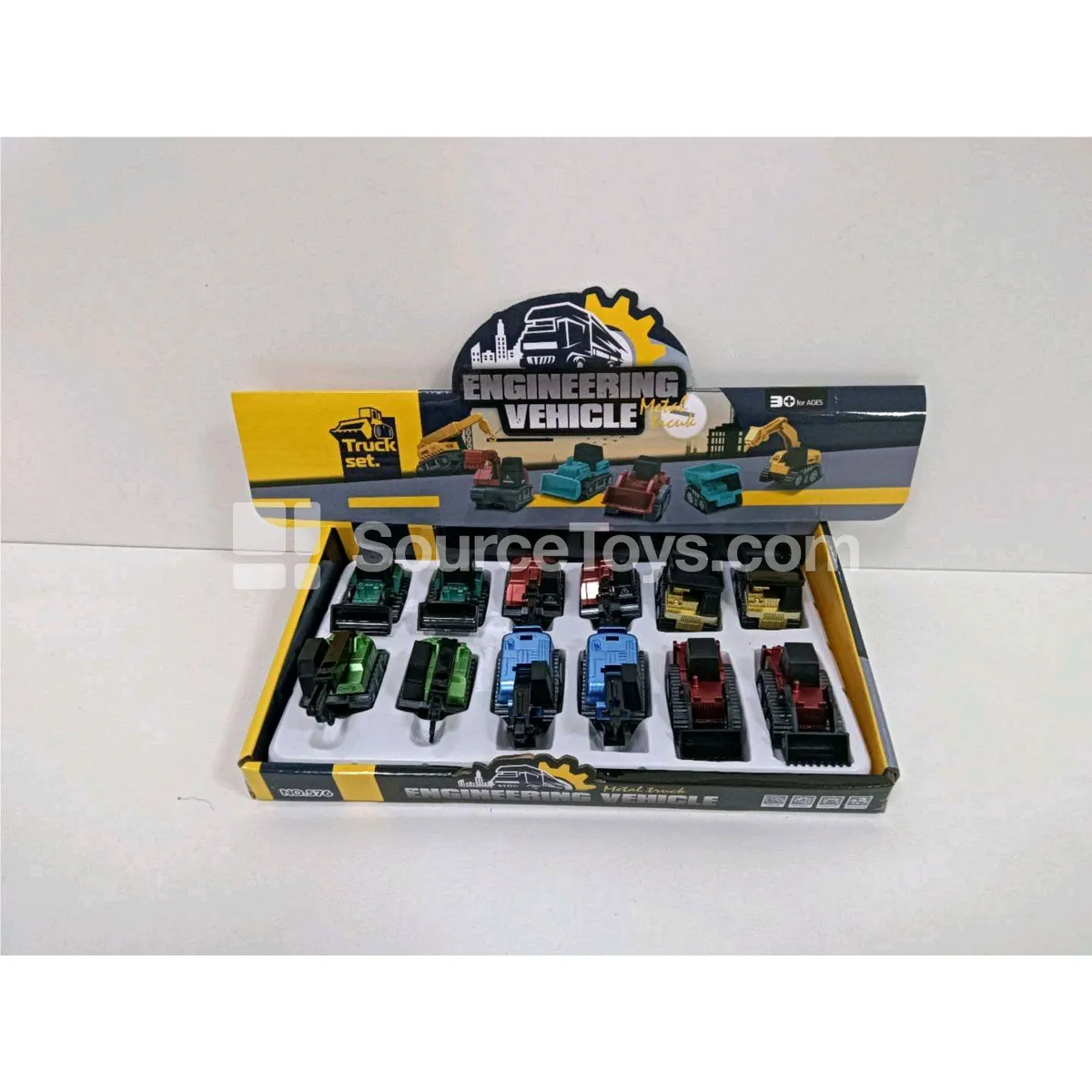 Pullback Alloy Construction Vehicles 6 Styles Pullback Alloy Construction Vehicles 6 Styles