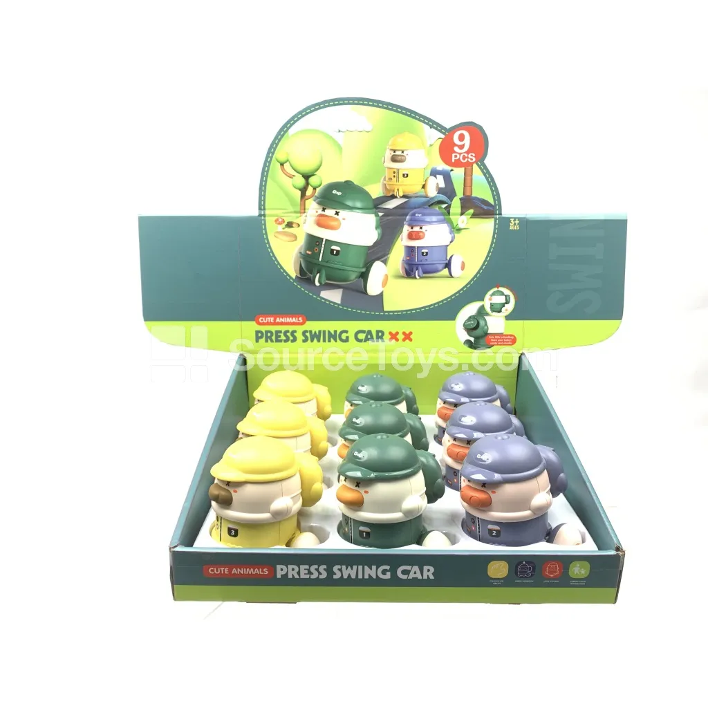 Cute Cartoon Construction Vehicle Plastic Set 4 Styles Window Box Cute Cartoon Construction Vehicle Plastic Set 4 Styles Window Box