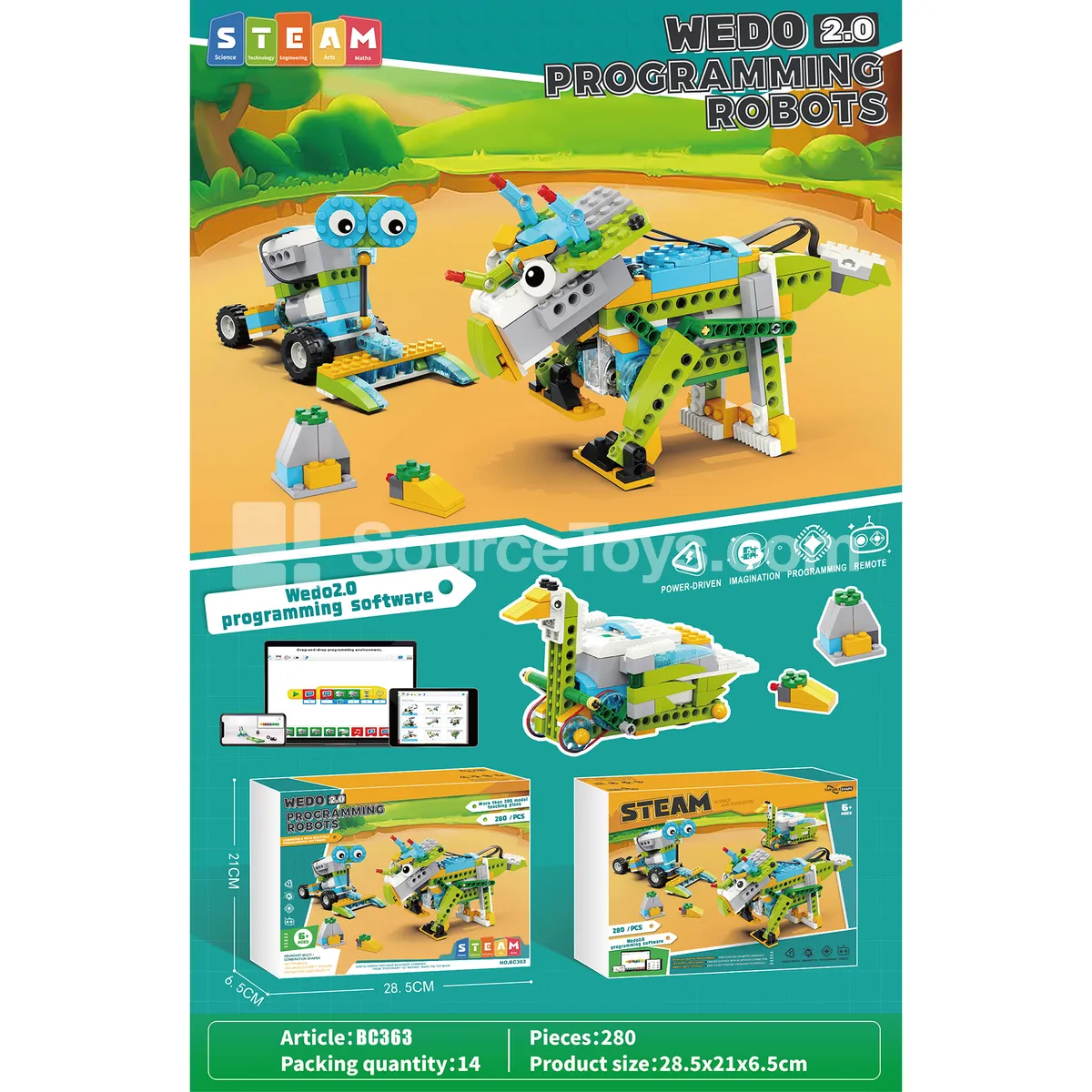 STEM Programming Building Blocks Set STEM Programming Building Blocks Set