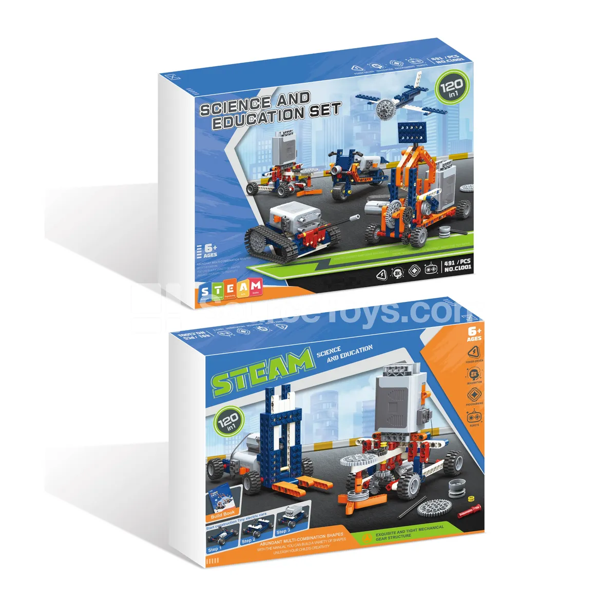 120-in-1 STEM Building Book with Remote Control & Programming 120-in-1 STEM Building Book with Remote Control & Programming