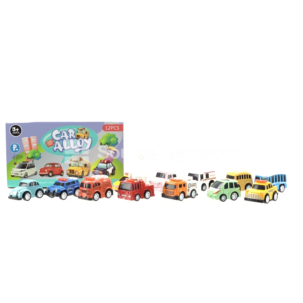 Q-style Alloy City Transport Engineering Vehicle 12-Pack Sealed Box Q-style Alloy City Transport Engineering Vehicle 12-Pack Sealed Box