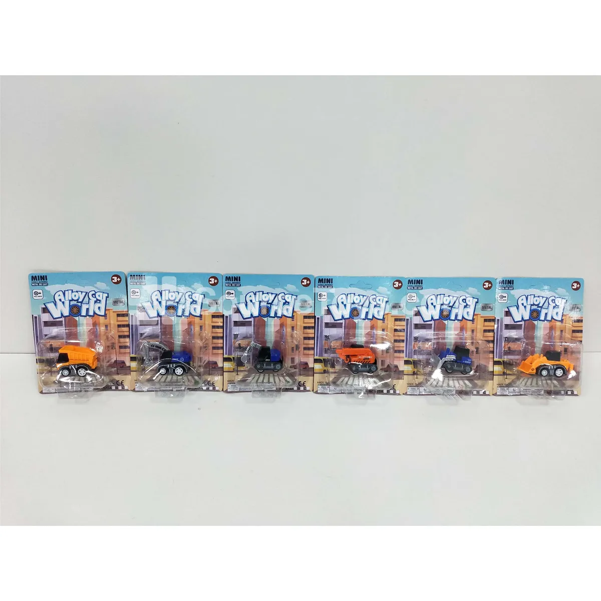 Alloy City Construction Vehicle Set - 6 Styles Alloy City Construction Vehicle Set - 6 Styles