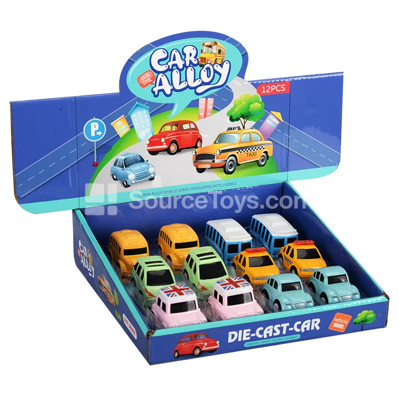 Mini Alloy Car with Pullback Action Mini Alloy Car with Pullback Action