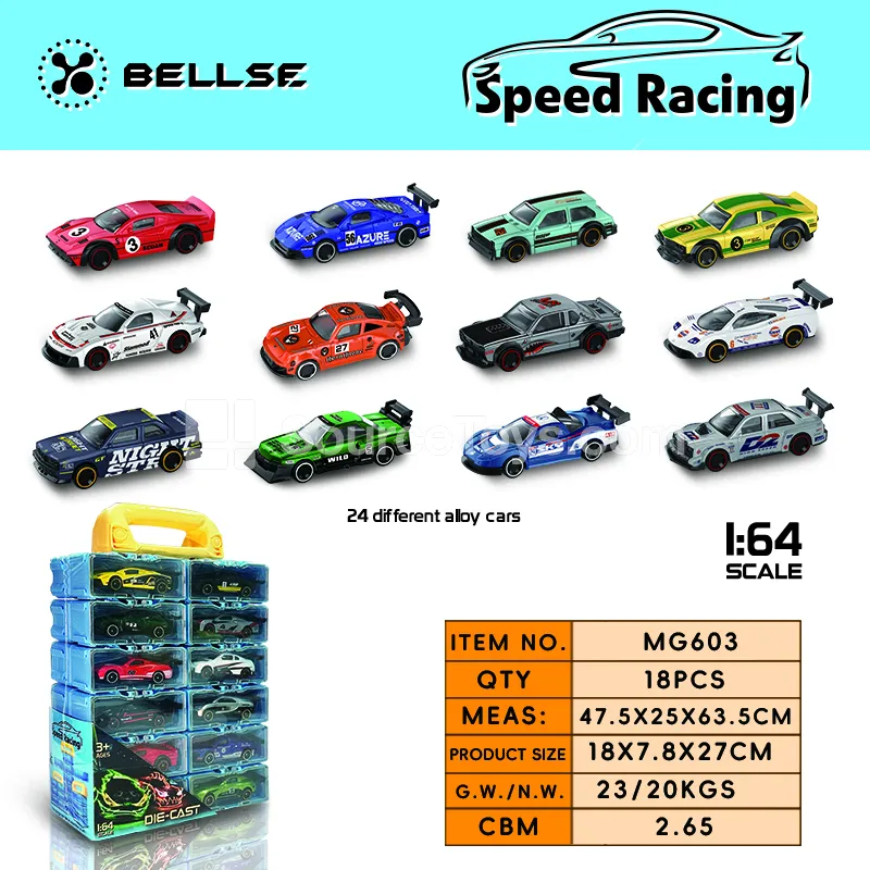Carrying Case with Alloy Cars Carrying Case with Alloy Cars