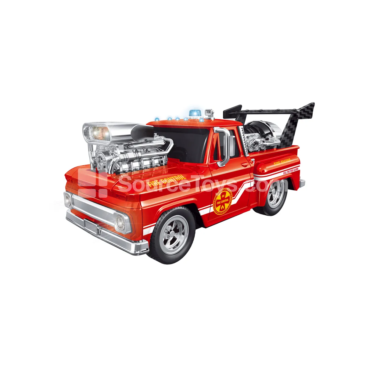Touch-Activated Alloy Fire Rescue Truck with Spray