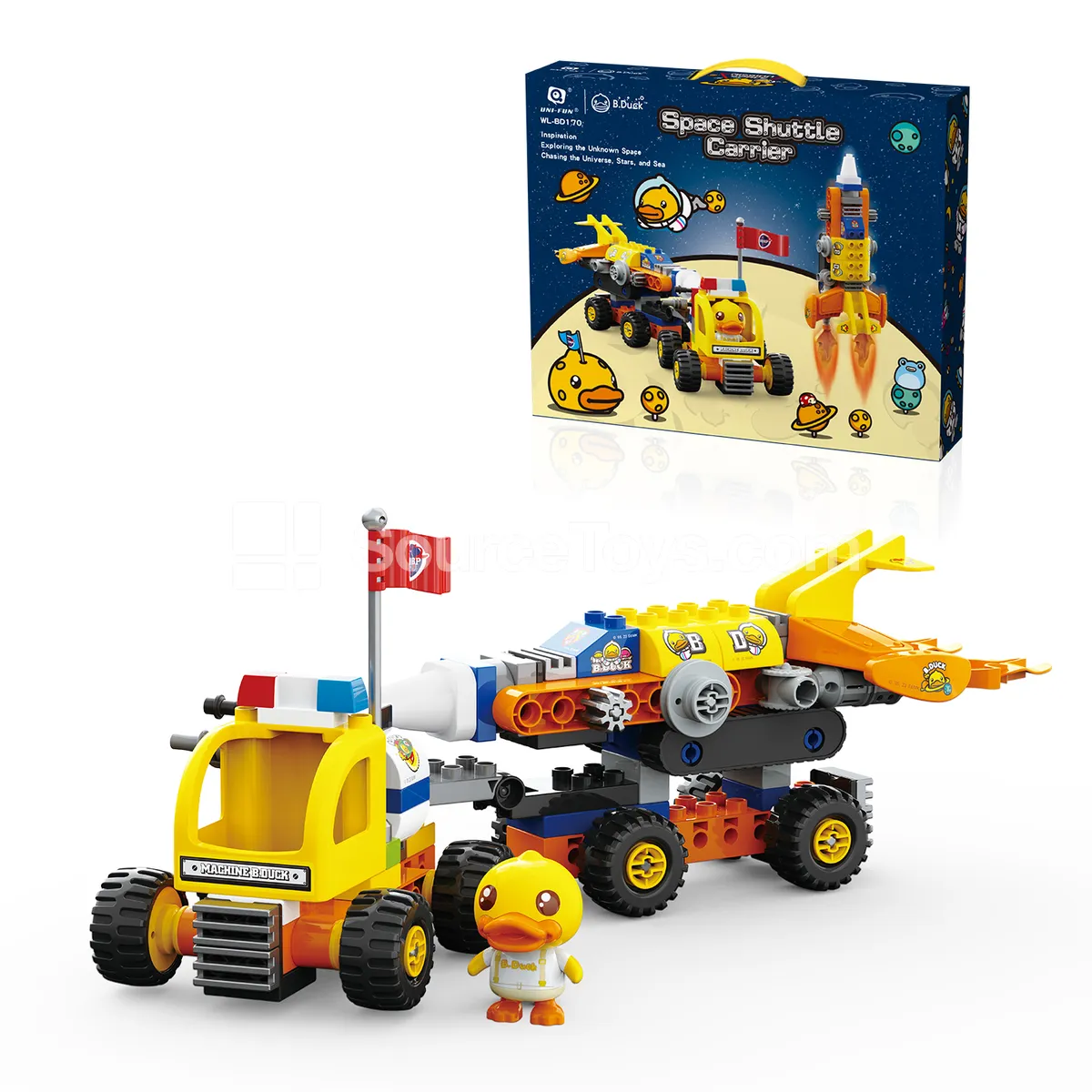 DIY Educational Building Blocks Space Set with Aircraft Carrier & Rocket DIY Educational Building Blocks Space Set with Aircraft Carrier & Rocket