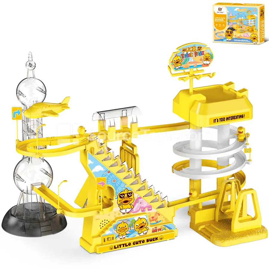 Large Duck Track Play Set with 3 Figures and 1 Song Large Duck Track Play Set with 3 Figures and 1 Song