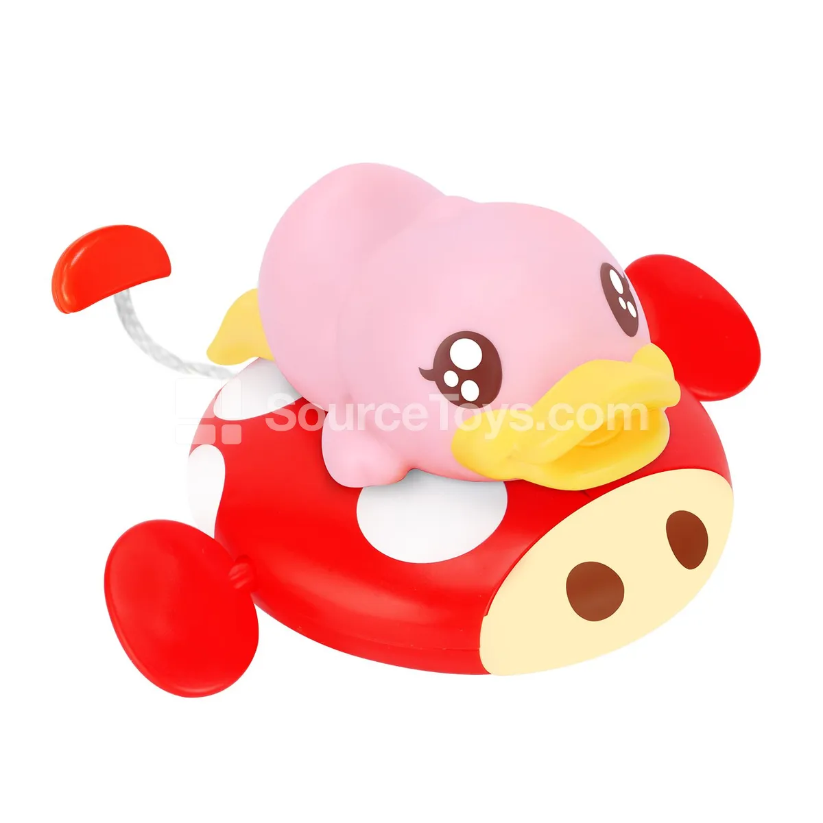 Pull-String Water Play Duck (Ladybug)